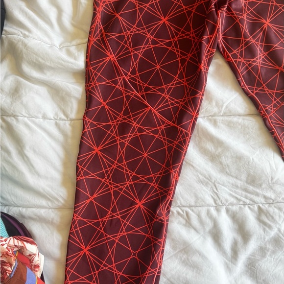 Adidas Womens Geometric Workout Pants - Picture 3 of 7
